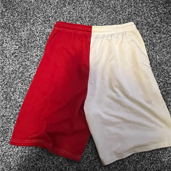 SHEIN White & Red “DRAGONS” Shorts - Picture 3 of 4
